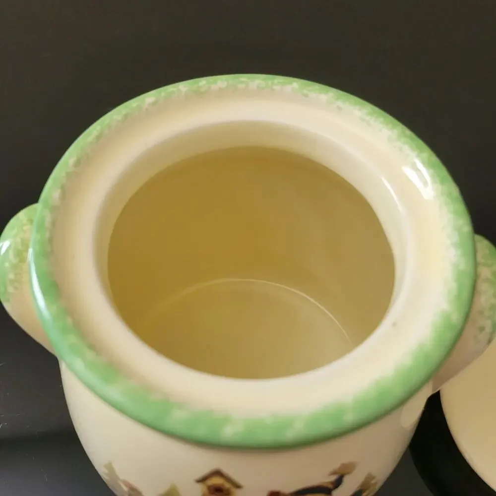 Vintage LTD Commodities LLC Christmas Canister with‎ lid Christmas Snowmen